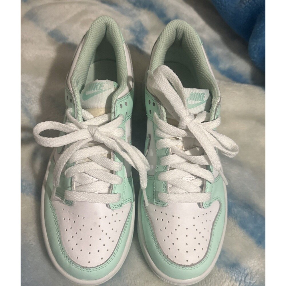 Nike Dunk Low Green Glow White Leather Sneaker DD1503-105